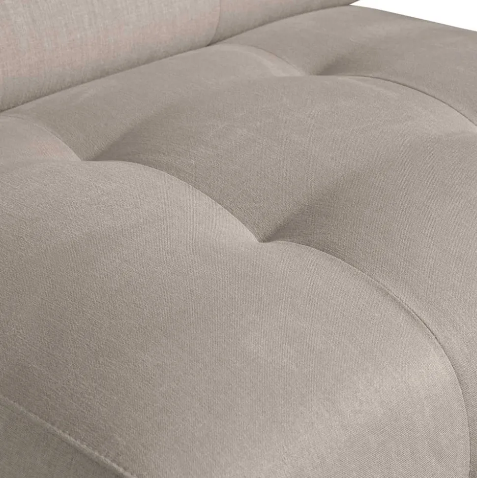 Hellgraues Flachgewebe Sofa Element Cracks