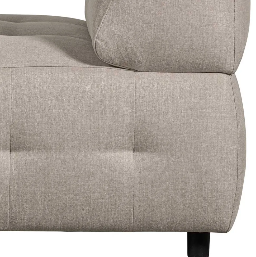 Hellgraues Flachgewebe Sofa Element Cracks