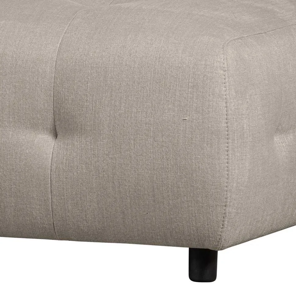 Hellgraues Flachgewebe Sofa Element Cracks