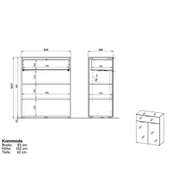 Highboard Genrom
