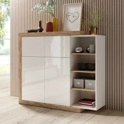 Highboard mit offenen Fächern Prismo
