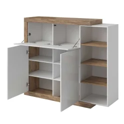 Highboard mit offenen Fächern Prismo