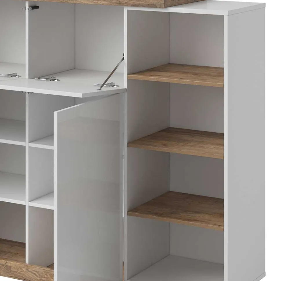 Highboard mit offenen Fächern Prismo