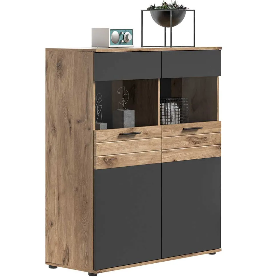 Highboard Vitrine Plestna