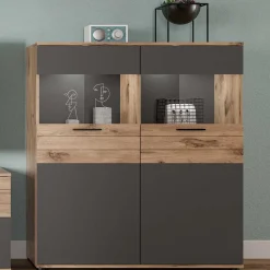 Highboard Vitrine Plestna