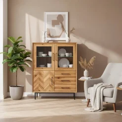 Highboard Vitrine Yalley