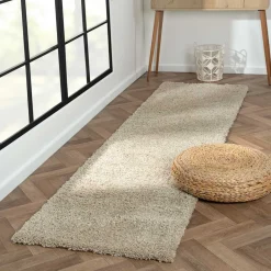 Hochflor Teppich Beige Pisaldo