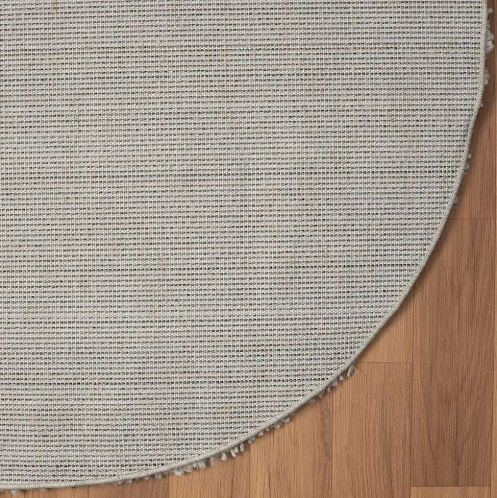 Hochflor Teppich Beige Rondma