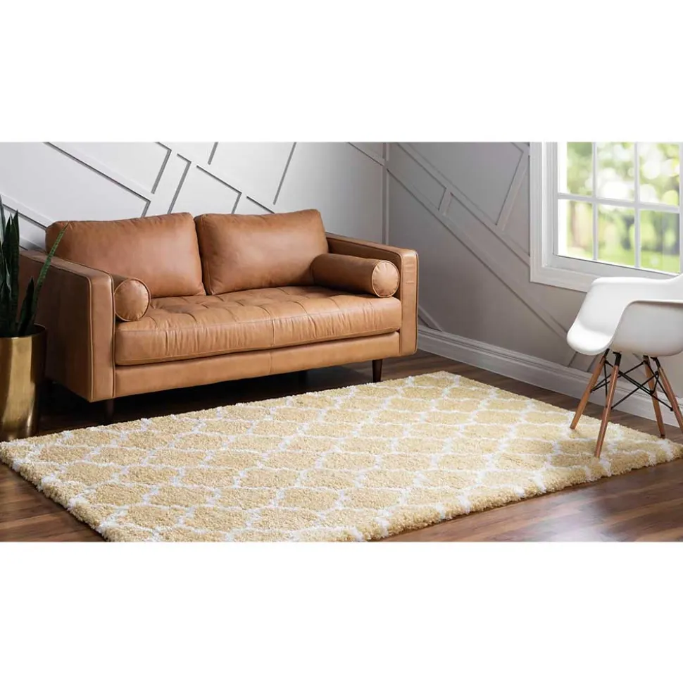 Hochflor Teppich Sunset