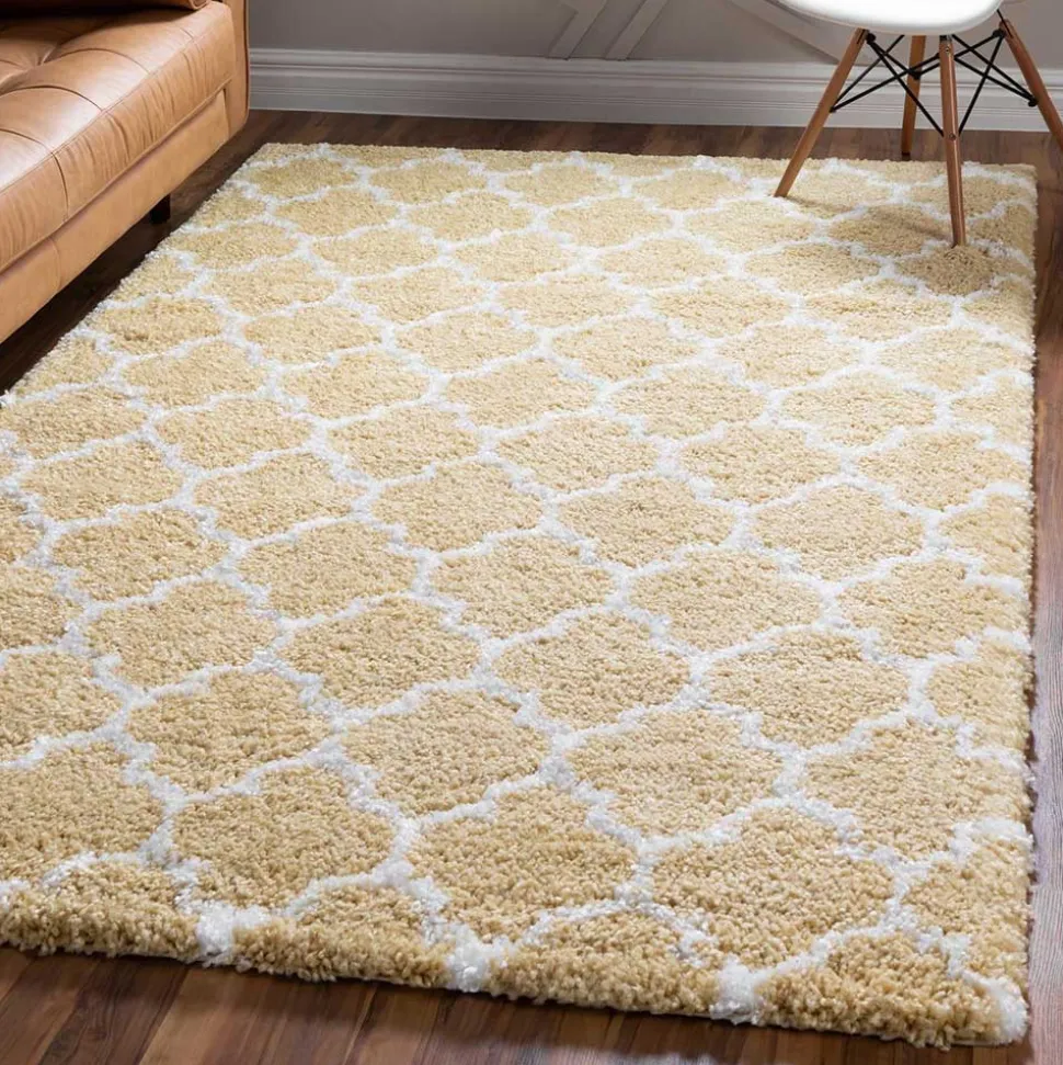 Hochflor Teppich Sunset