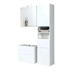 Hochglanz Badmöbel Lectrio