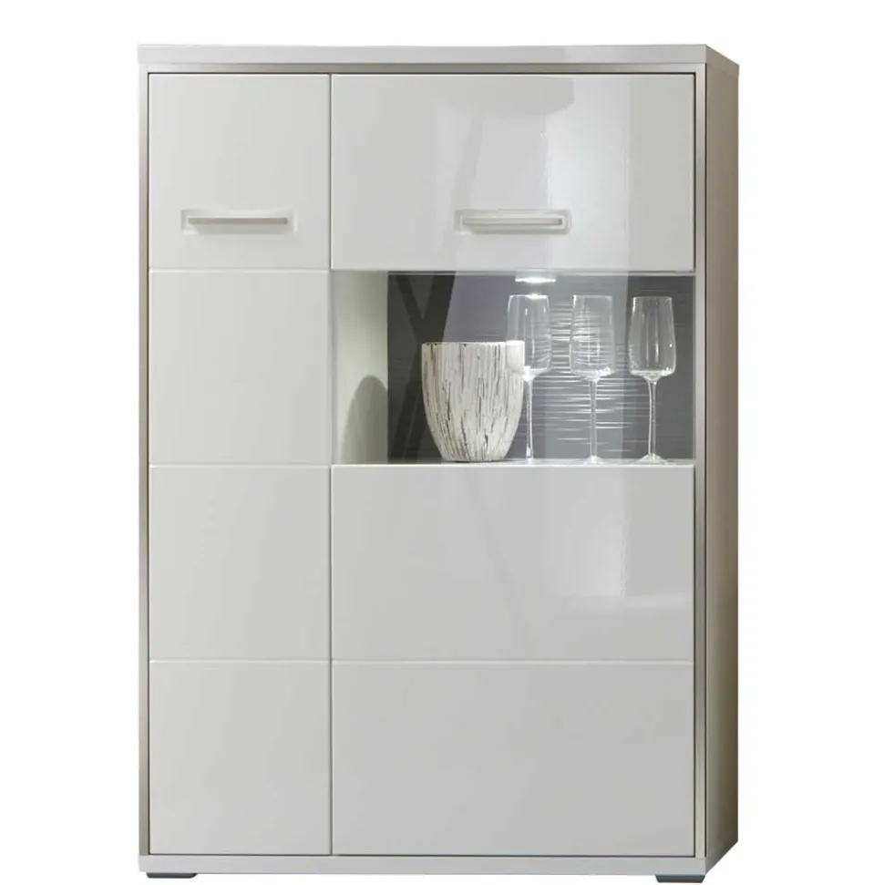 Hochglanz Highboard Lefaria