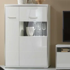 Hochglanz Highboard Lefaria