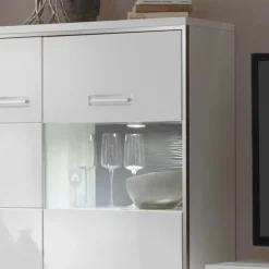 Hochglanz Highboard Lefaria