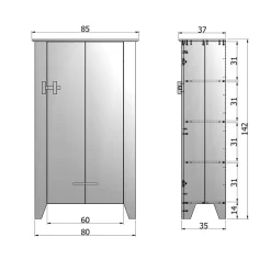Hochschrank Abeka