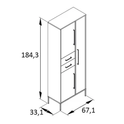 Hochschrank Call