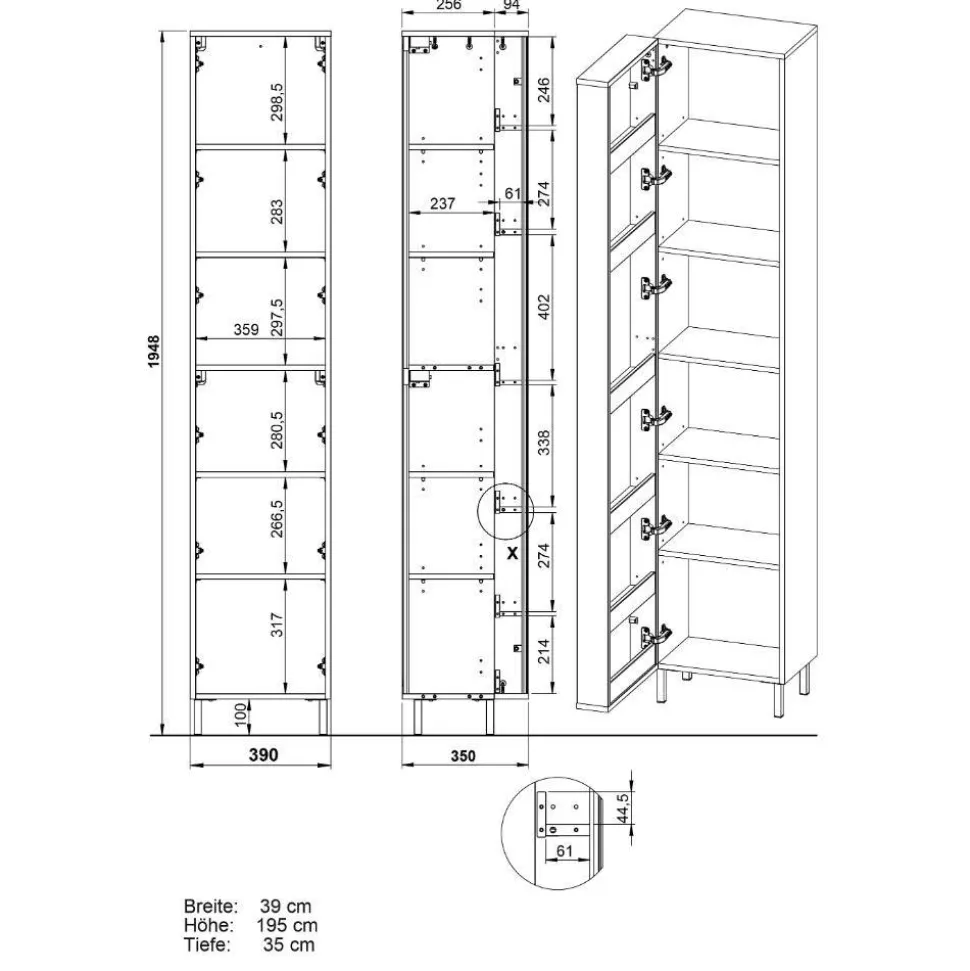 Hochschrank Ronny