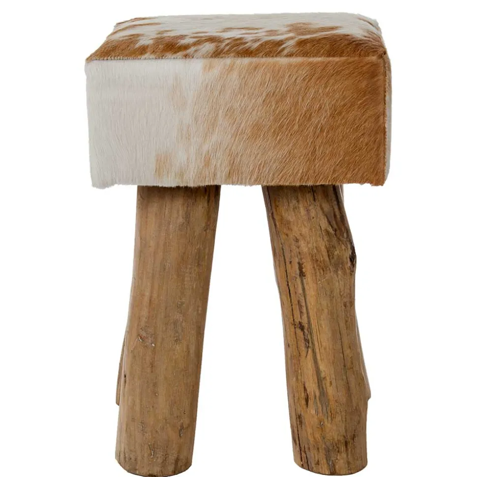 Hocker mit Fell Urak
