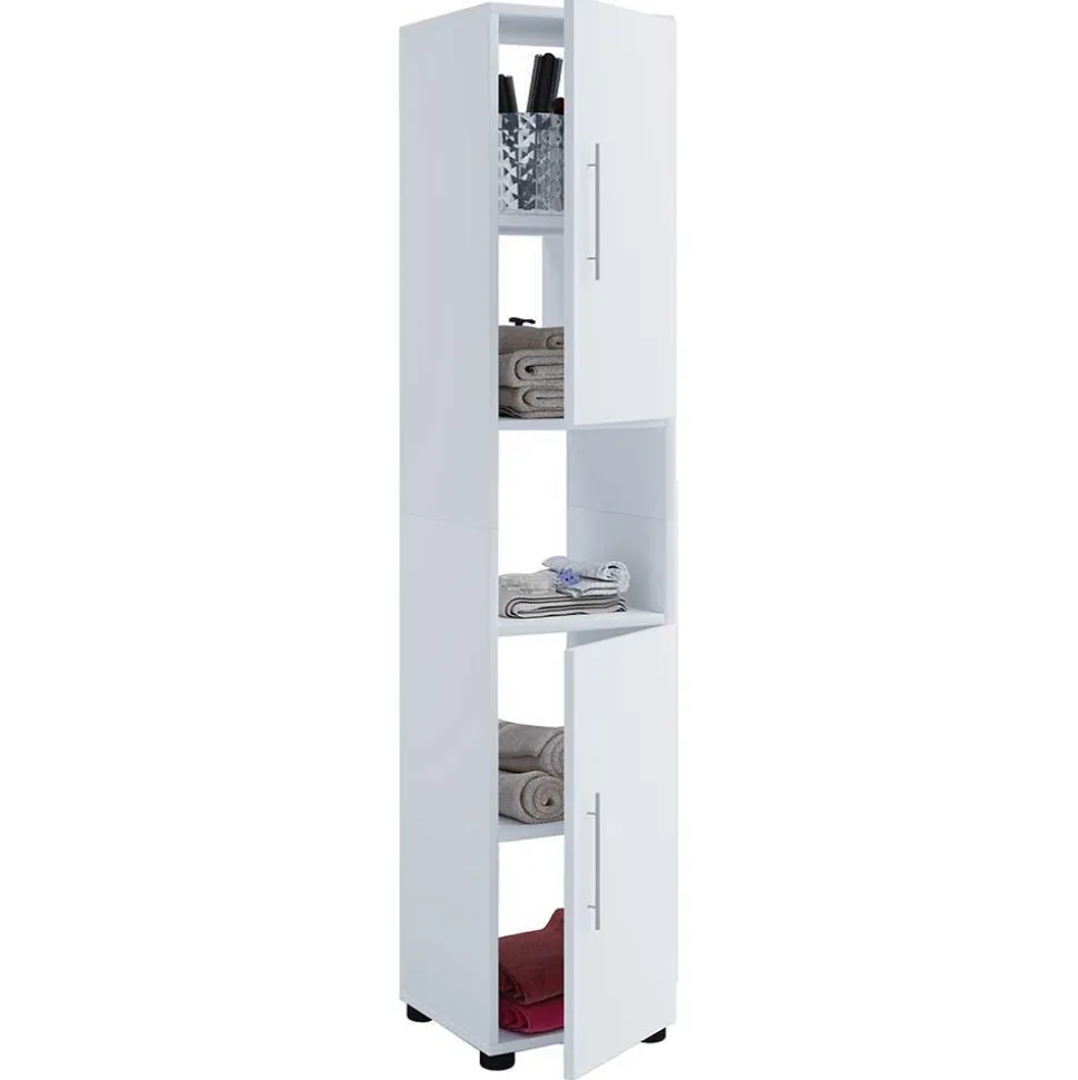 Hoher Badseitenschrank Eli