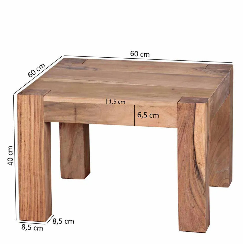 Holz Couchtisch Selvas