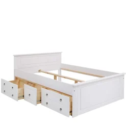 Holz Doppelbett Sadanos