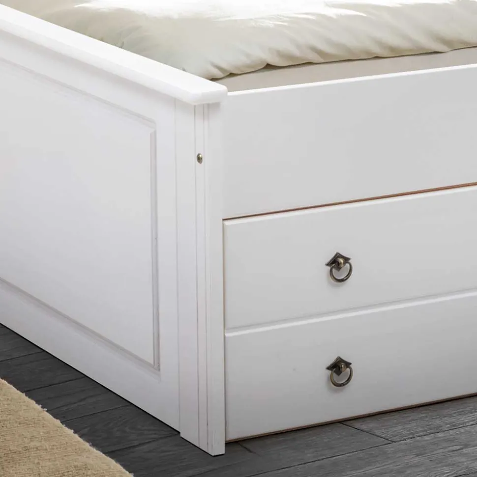 Holz Doppelbett Sadanos