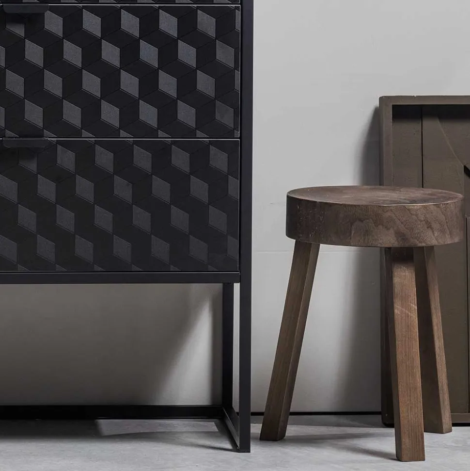 Holz Hocker Richy
