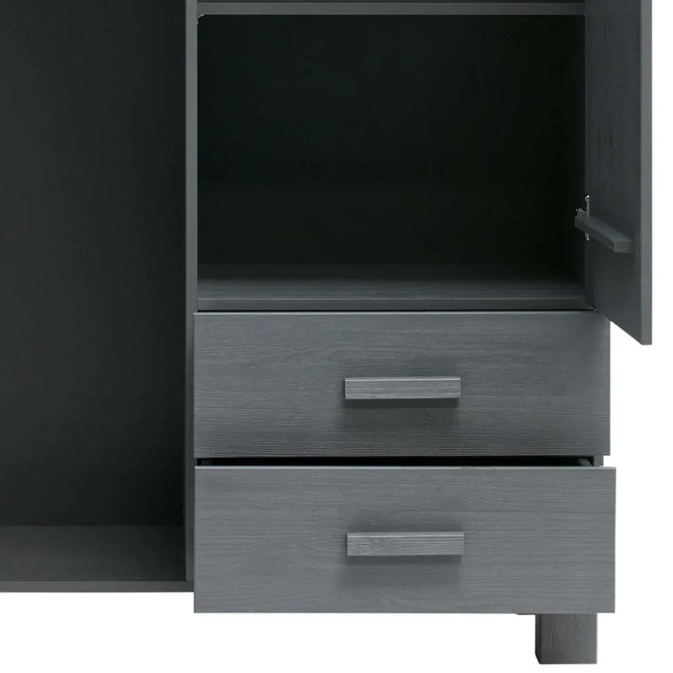 Holz Kleiderschrank Chalina