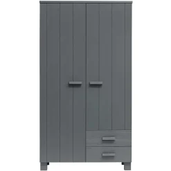 Holz Kleiderschrank Chalina