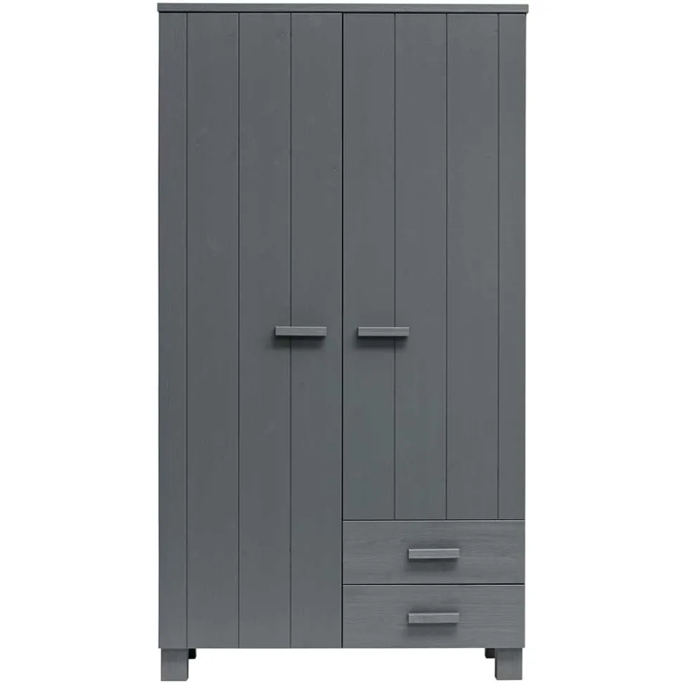 Holz Kleiderschrank Chalina