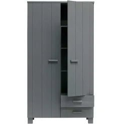 Holz Kleiderschrank Chalina