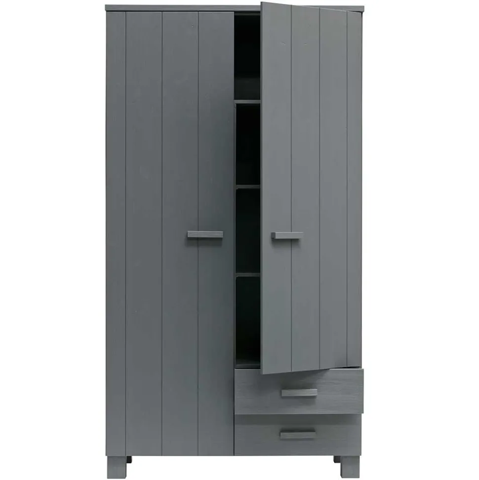 Holz Kleiderschrank Chalina