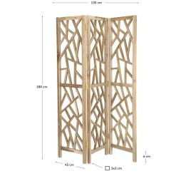 Holz Paravant Adendras
