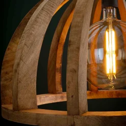 Holz Pendelleuchte Levandro