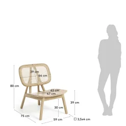 Holz Sessel Escuredo