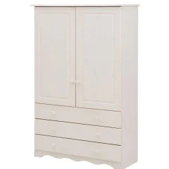 Holz Wäscheschrank Vreya