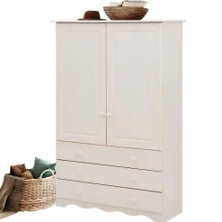 Holz Wäscheschrank Vreya