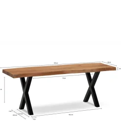 Holzbank Nurana