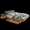 Holzbett mit Konsolen Pacurian