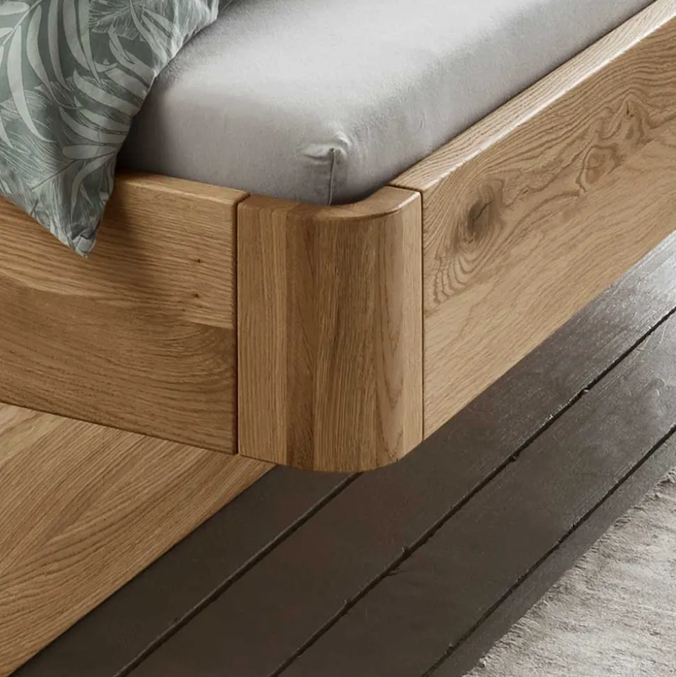 Holzbett mit Konsolen Pacurian