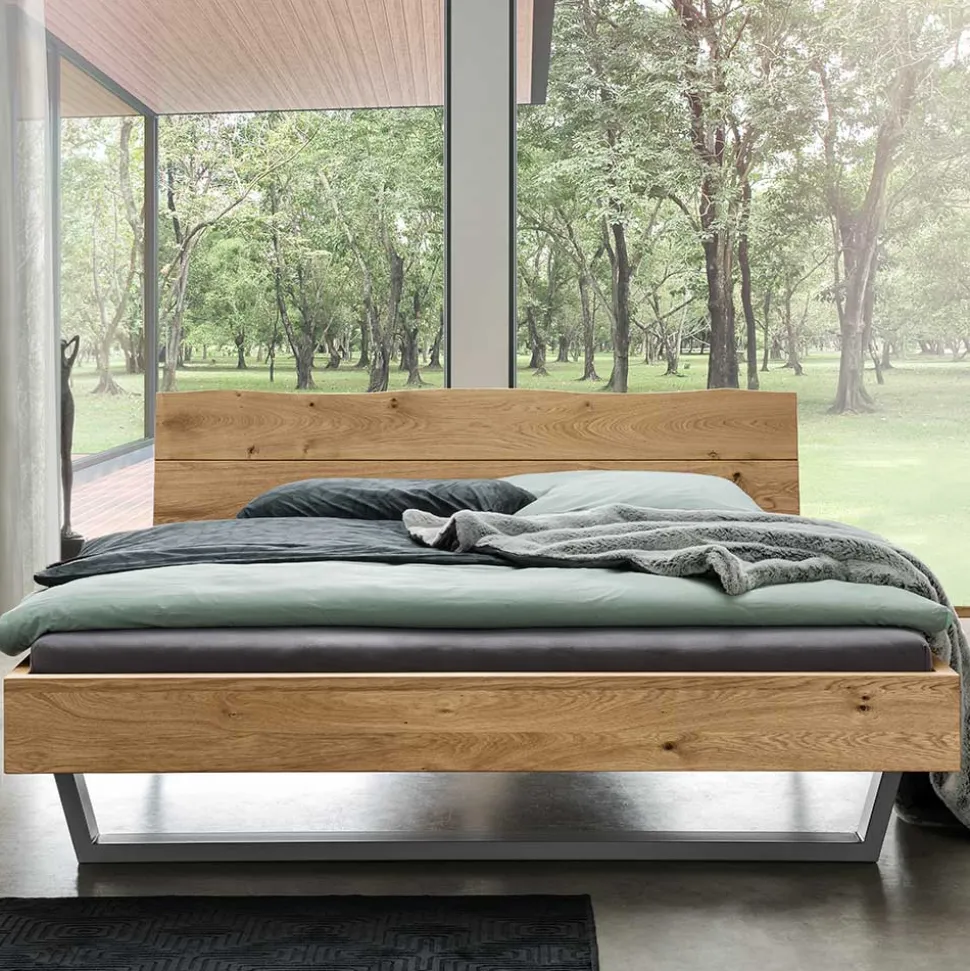 Holzbett Wildeiche Snaucia