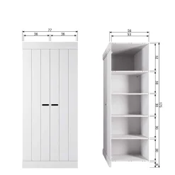 Holzkleiderschrank Olcian