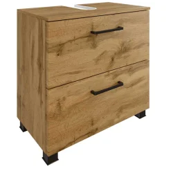 Holzoptik Badmöbel Longos