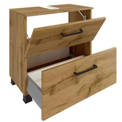 Holzoptik Badmöbel Longos