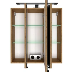 Holzoptik Badmöbel Longos
