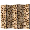 Holzoptik Paravent Albin