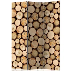Holzoptik Paravent Albin