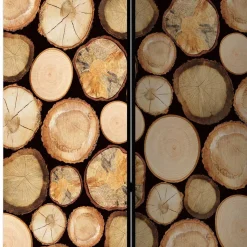 Holzoptik Paravent Albin