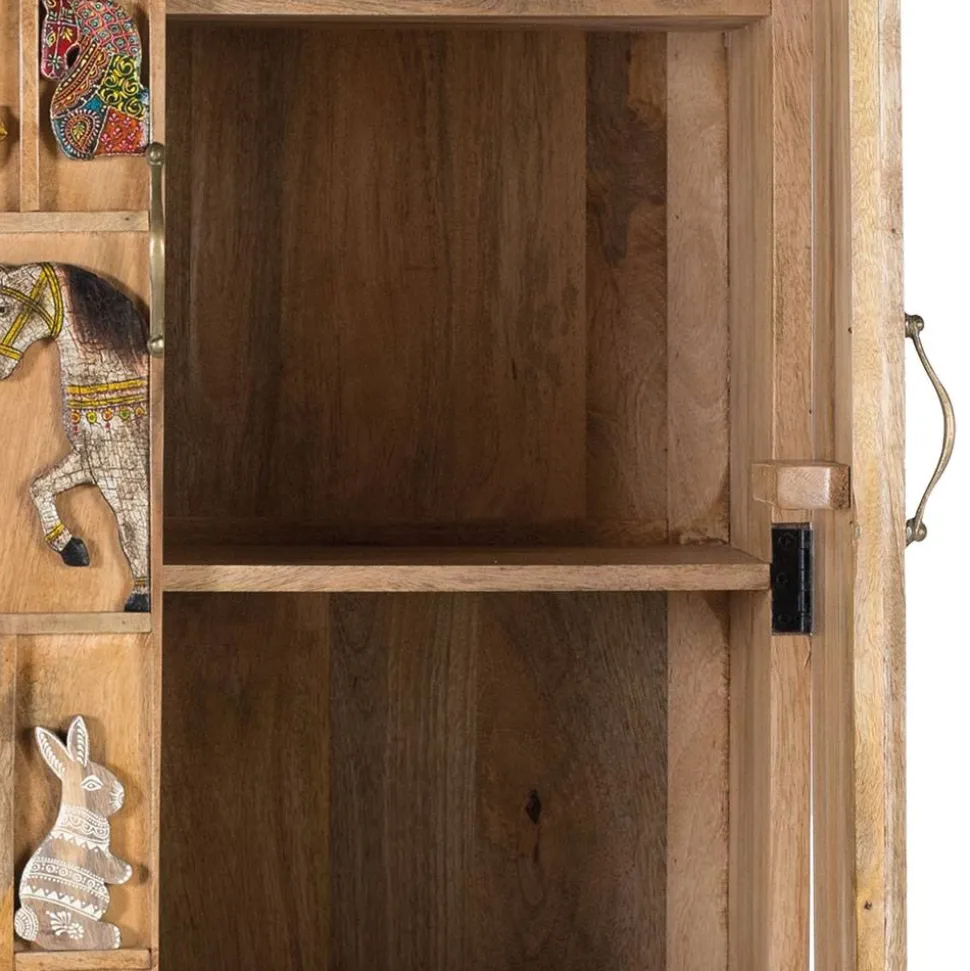 Holzschrank massiv Caveira