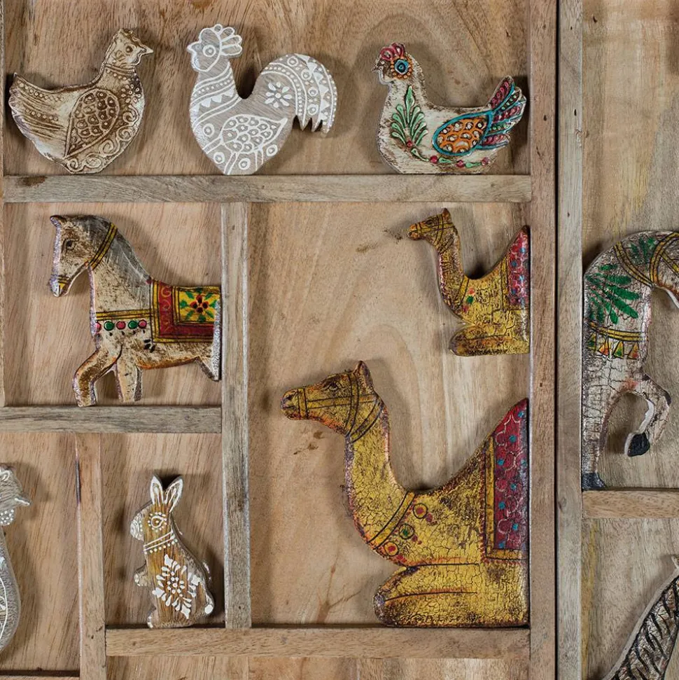 Holzschrank massiv Caveira